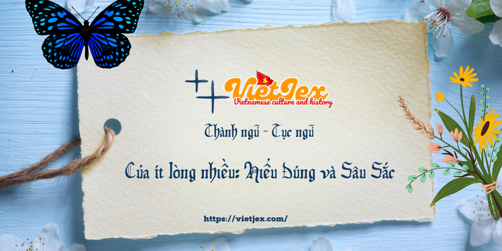 Của ít lòng nhiều