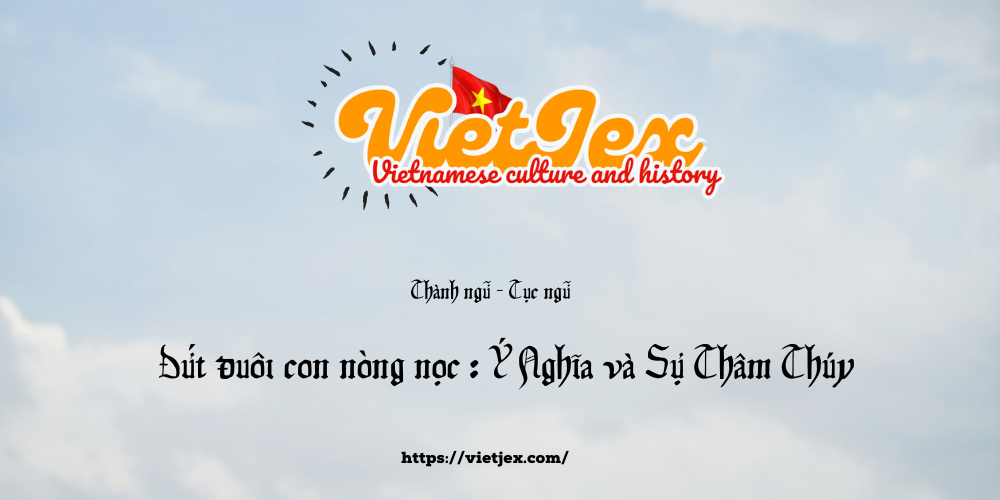 Đứt đuôi con nòng nọc