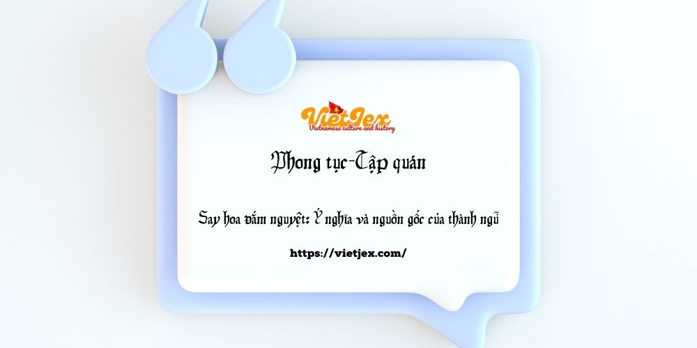 Say hoa đắm nguyệt