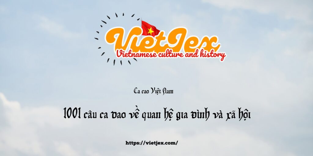 ca dao quan hệ gia đình và xã hội